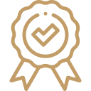Icône de badge avec coche